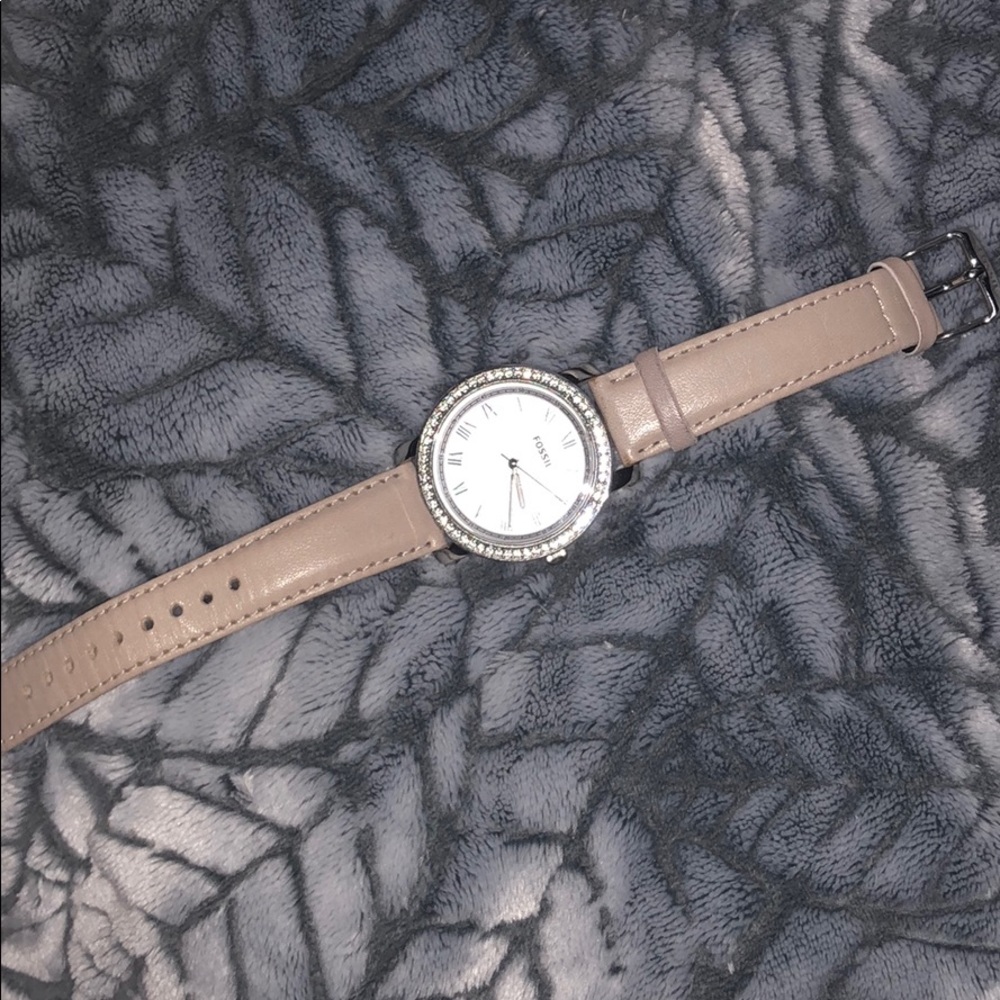Women’s diamond Fossil watch